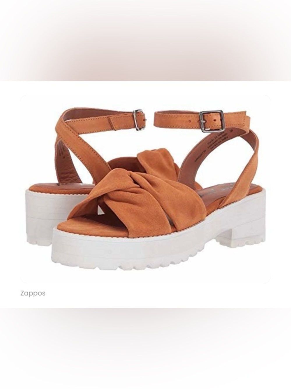 Free People Essex Sandals Brown Flat Sandals Lug Sole Women’s Sz 6.5 US 37‎ EU